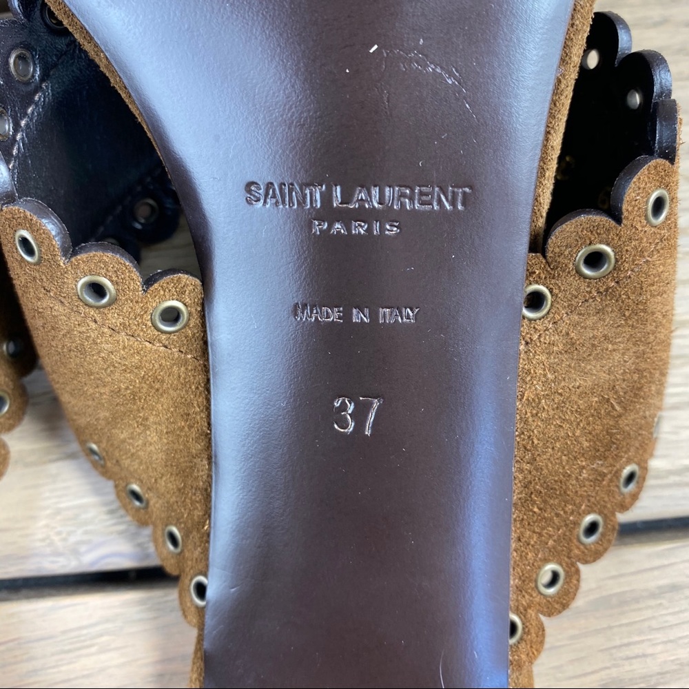 Saint Laurent crisscross sandals - Picture 15 of 15